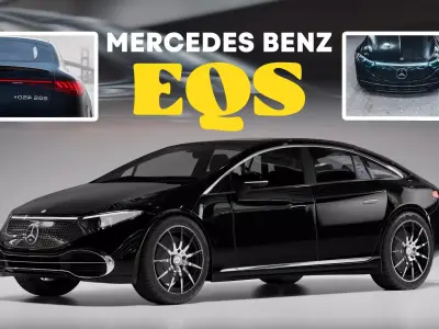 Mercedes Benz EQS 2021 Free 3D model