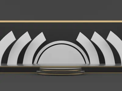 Empty Stage Design Free 3D model