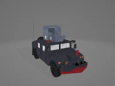 Hmmwv isof iraq M1151 A 3D model