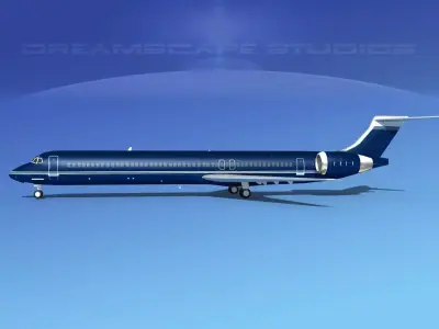 McDonnell Douglas MD83 Corporate 2 3D model