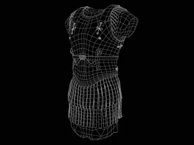 Armour of Gaius Julius Caesar Low-poly 3D model