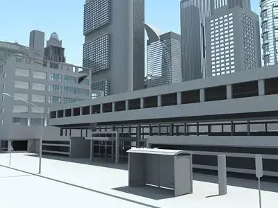 Full City Plan with Buildings 3D model