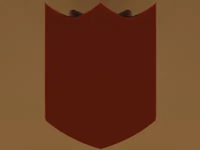 Bear Head Low-poly 3D model