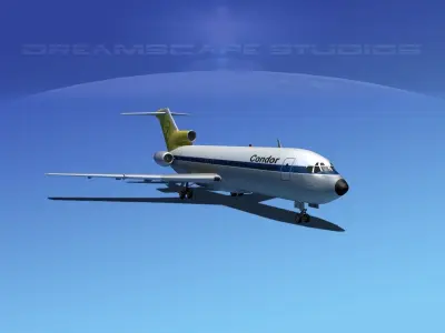 Boeing 727-200 Condor Airlines 3D model