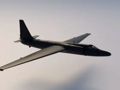 U2 Airplane 3D model