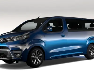 Toyota ProAce Verso L3 2017 3D model