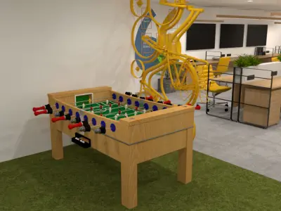 Modern Office Interior 3D model