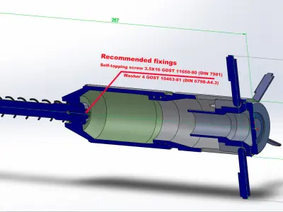DM-1244  German Submunition Avia Bomb Anti Tank 3D model