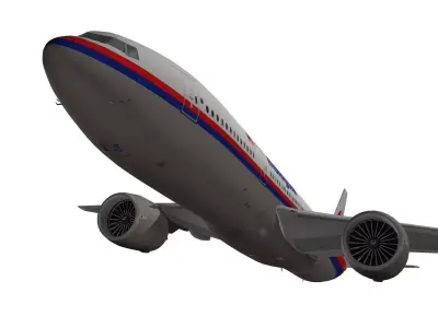 Boeing 777-200ER Malaysia Airlines 3D model