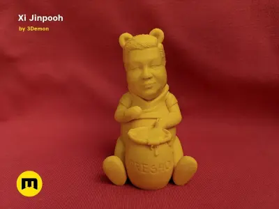 Xi Jinpooh Commercial License 3D print model