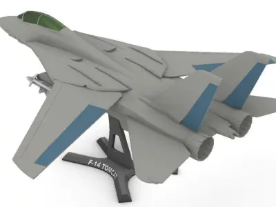 F-14 Tomcat 3D print model