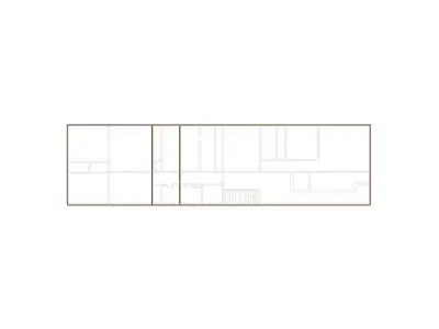 Simple Exterior Sketch by Interior - 4001-4500 SF - Xactimate 3D model