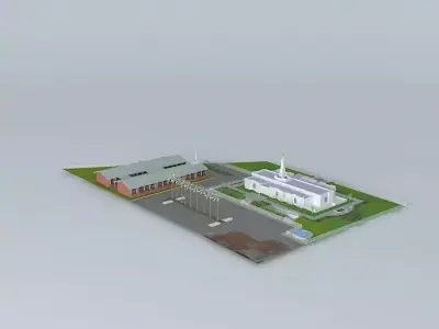 LDS.Temple Veracruz, Mexico.Templo Mormon 93 rd. operating te... Free 3D model