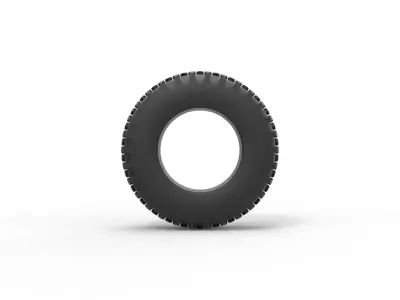  Tractor tire 4 Scale 1 to 25 3D print model