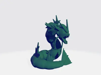 Water Dragon Gyarados - STL 3D model