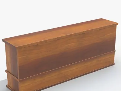hinged shelf 3D model