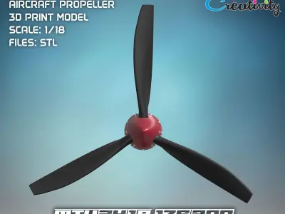 AIRPLANE PROPELLER 1-18  MTV-34-1-A 175-200 3D model