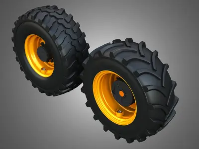 Markos Special Wheels and Tires MSWT -3 3D model