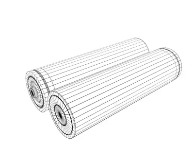 AA Mignon Battery model Free low-poly 3D model