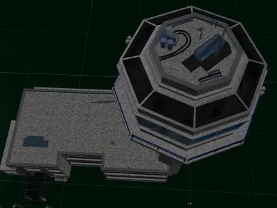 Air Traffic Control Tower 3D model