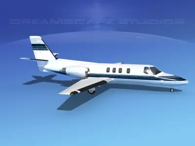 Cessna 500 Citation I V05 3D model