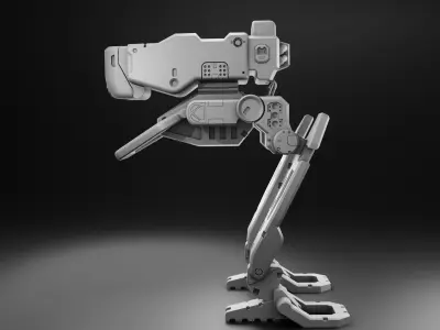 Robo-Tank 3D Print model robot 3D print model