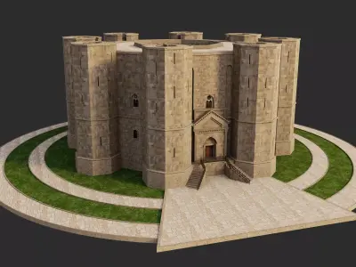 Castel del Monte 3D model