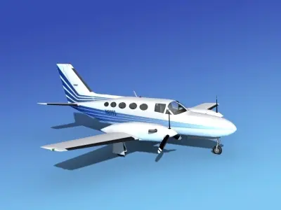 Cessna 425 Conquest I V06 3D model