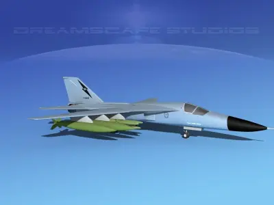 General Dynamics FB-111 Aardvark V09 3D model