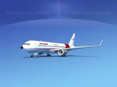  Boeing 767-300 Air Algerie 3D model