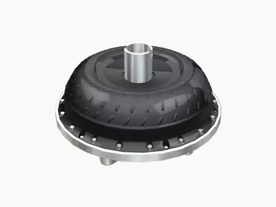 Bolt Together Torque Converter Low-poly 3D model