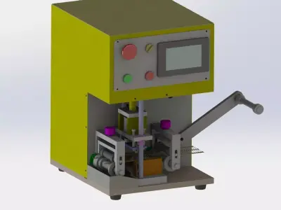 Resistance of bending machine 3D model