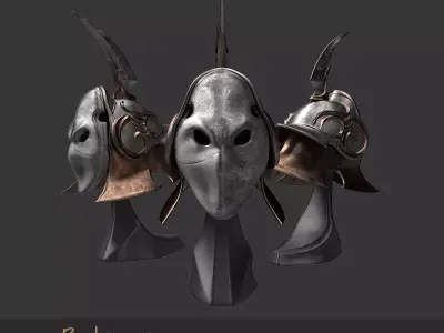 Boobi series - Armor A 3D model