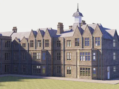 Victorian manor 3D model