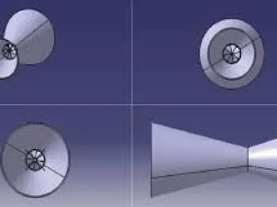 Jet Engine Nozzle 3D model