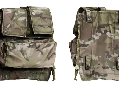 CRYE PRECISION ZIPON 1 POUCH PANEL Low-poly 3D model