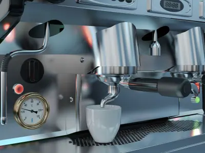 Espresso Coffee Machine 3D model