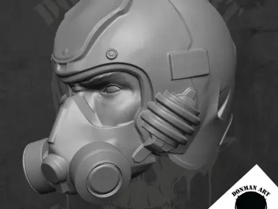 Pyrok Head for action figures 3D print model