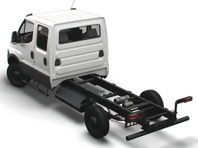 Iveco Dayli Doka 4x4 2017 3D model