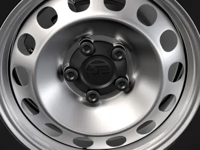 Volkswagen Caddy Panel Van wheel 2017 3D model