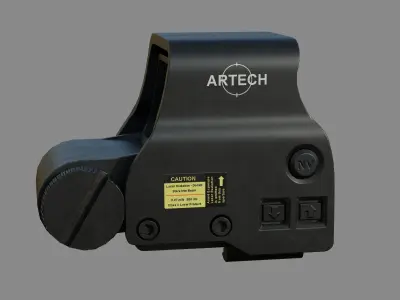 Weapon - Scope - 01 - EoTechXPS3 Low-poly 3D model