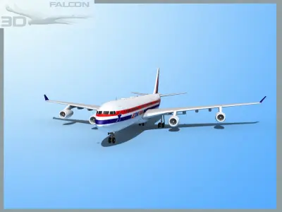 Falcon3D A340-600 Jet Star Tours 3D model