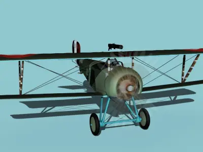Nieuport 11 VHP V08 3D model