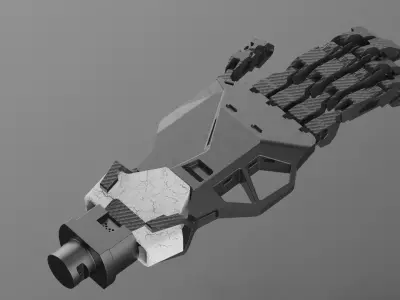 robotic hand part scifi vol4 3D model