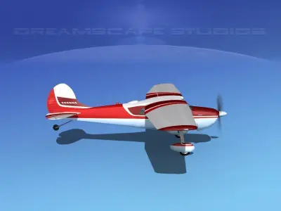 Cessna 170 V03 3D model