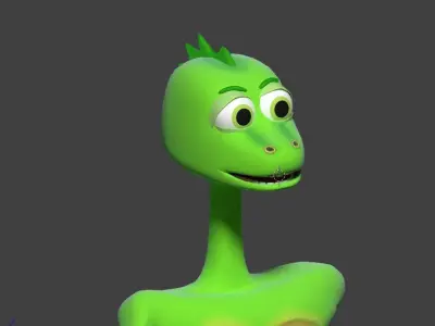 Lovely Dino Low-poly 3D model