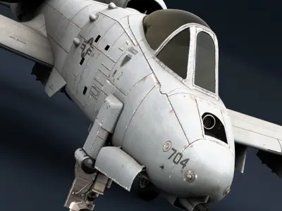A-10 Warthog (High Poly) 3D model