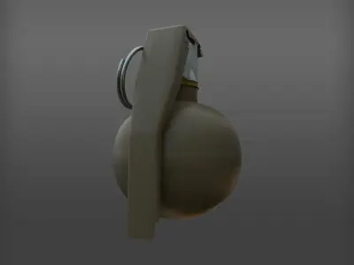 M67 Grenade Low-poly 3D model