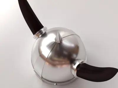 Viking Helmet 3D model