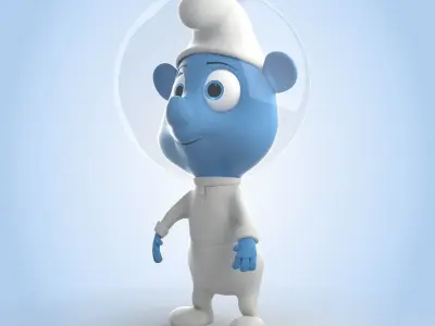AstroSmurf  3D model